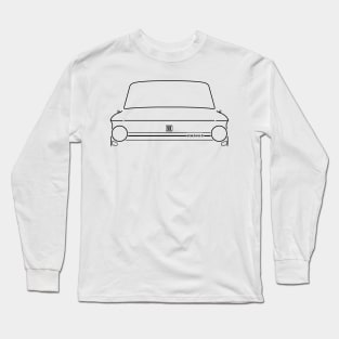 NSU Prinz 4 classic car black outline graphic Long Sleeve T-Shirt